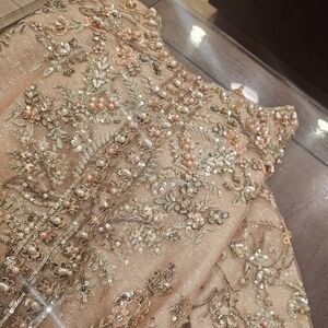 Embellished Floral Sequin Skirt